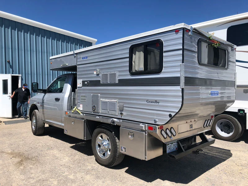 Camper bed overland truck