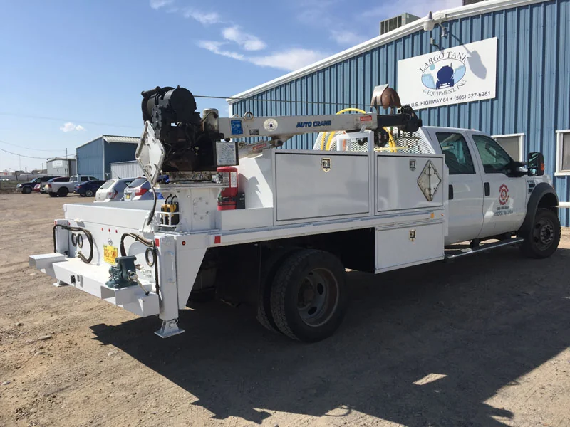 Propane service truck